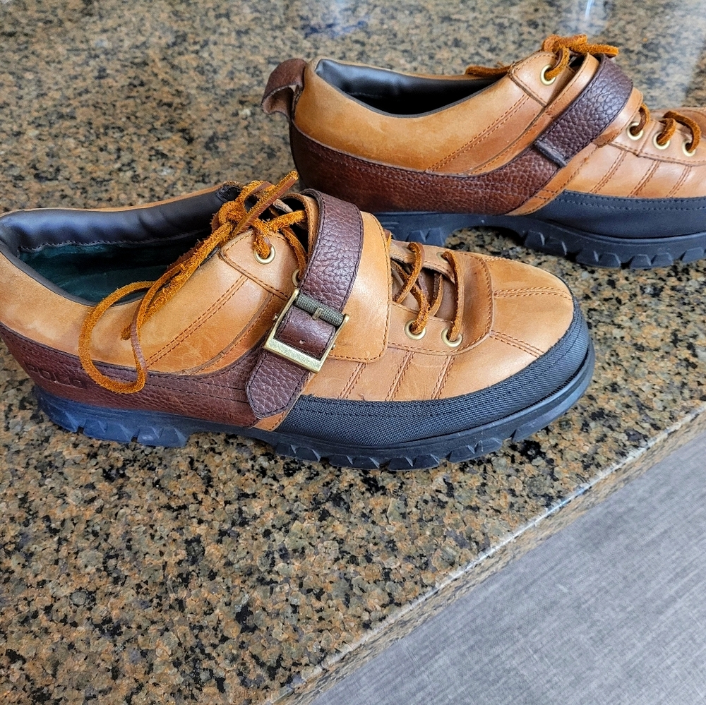 RL POLO LOW  LEATHER shoes